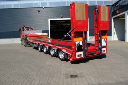 Les avantages des porte-engins Nooteboom 3 ou 4 essieux à Mâcon en Côte-d'Or